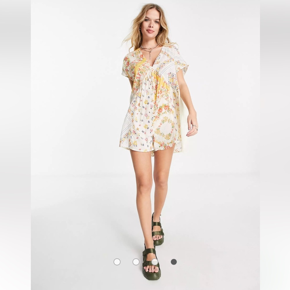 ASOS Floral Playsuit Romper